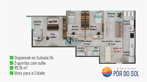 Apartamento em Pôr do Sol  -  Colatina