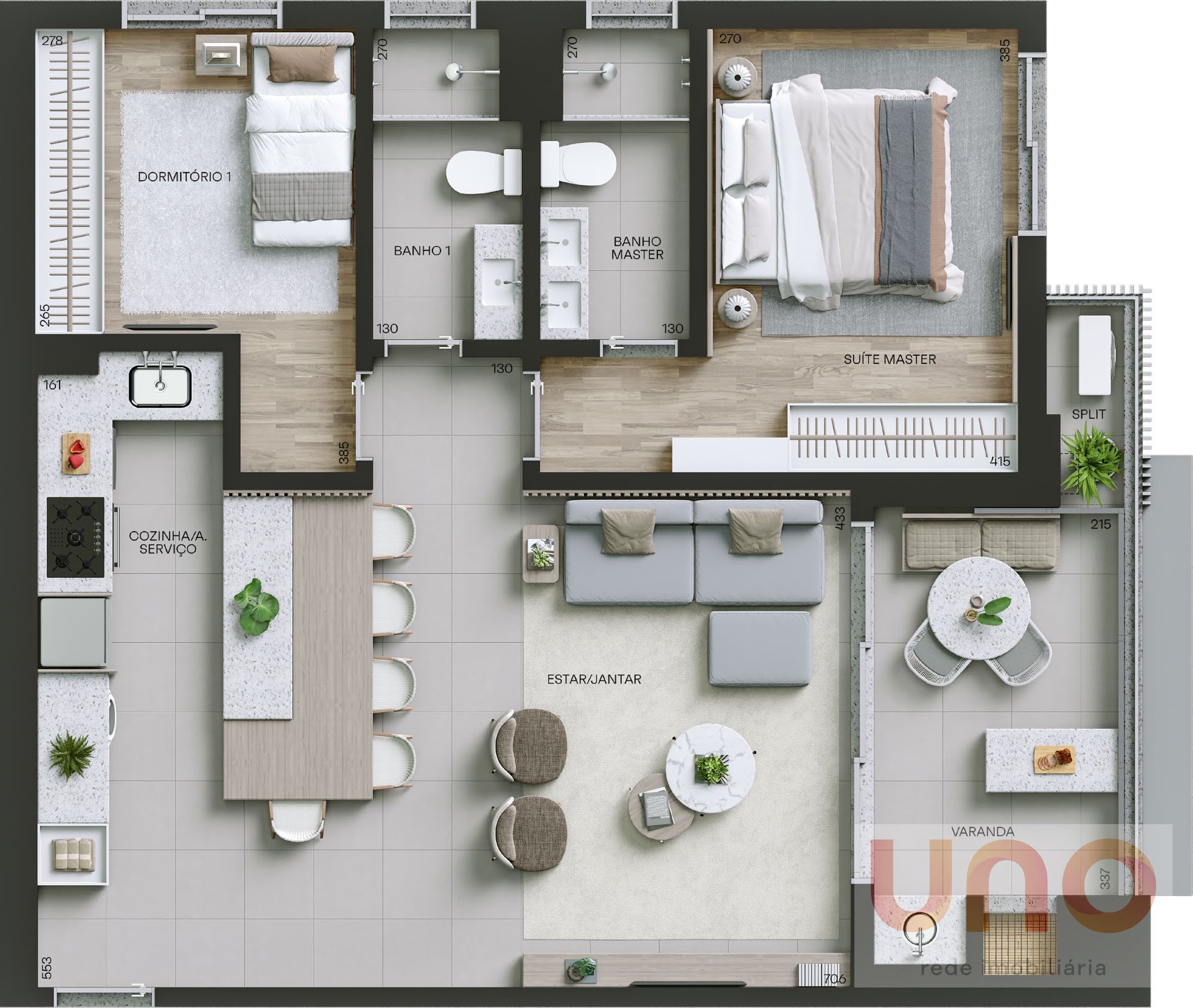 Apartamento à venda com 3 quartos, 1 suíte, 2 vagas e 102m² no Via Park, Campo Grande (MS) — foto 29 de 30