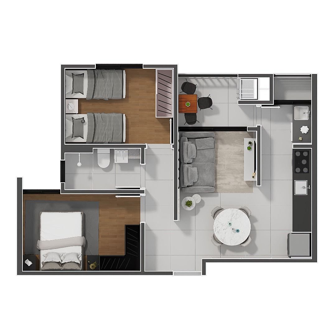 Apartamento à venda com 2 quartos, 1 banheiro, 1 vaga e 74m² no Coloninha, Gaspar (SC) — foto 16 de 16