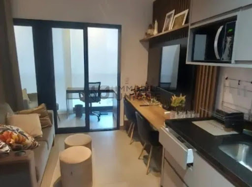 Studio Mobiliado 38m², 1 Dorm, 1 Vaga em Pinheiros/ SP.
