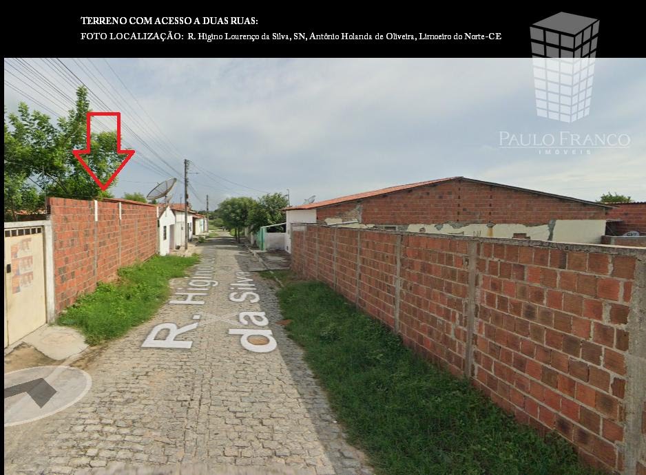 Acesso pela Rua dos fundos: R. Higino Lourenço da Silva