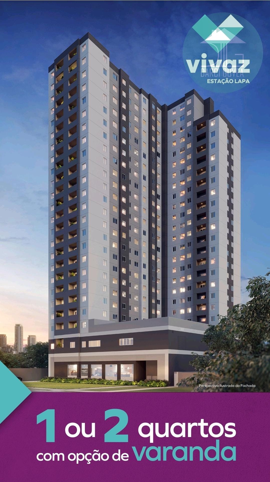 Apartamento à venda com 2 quartos, 1 banheiro e 36m² no Lapa, São Paulo — foto principal