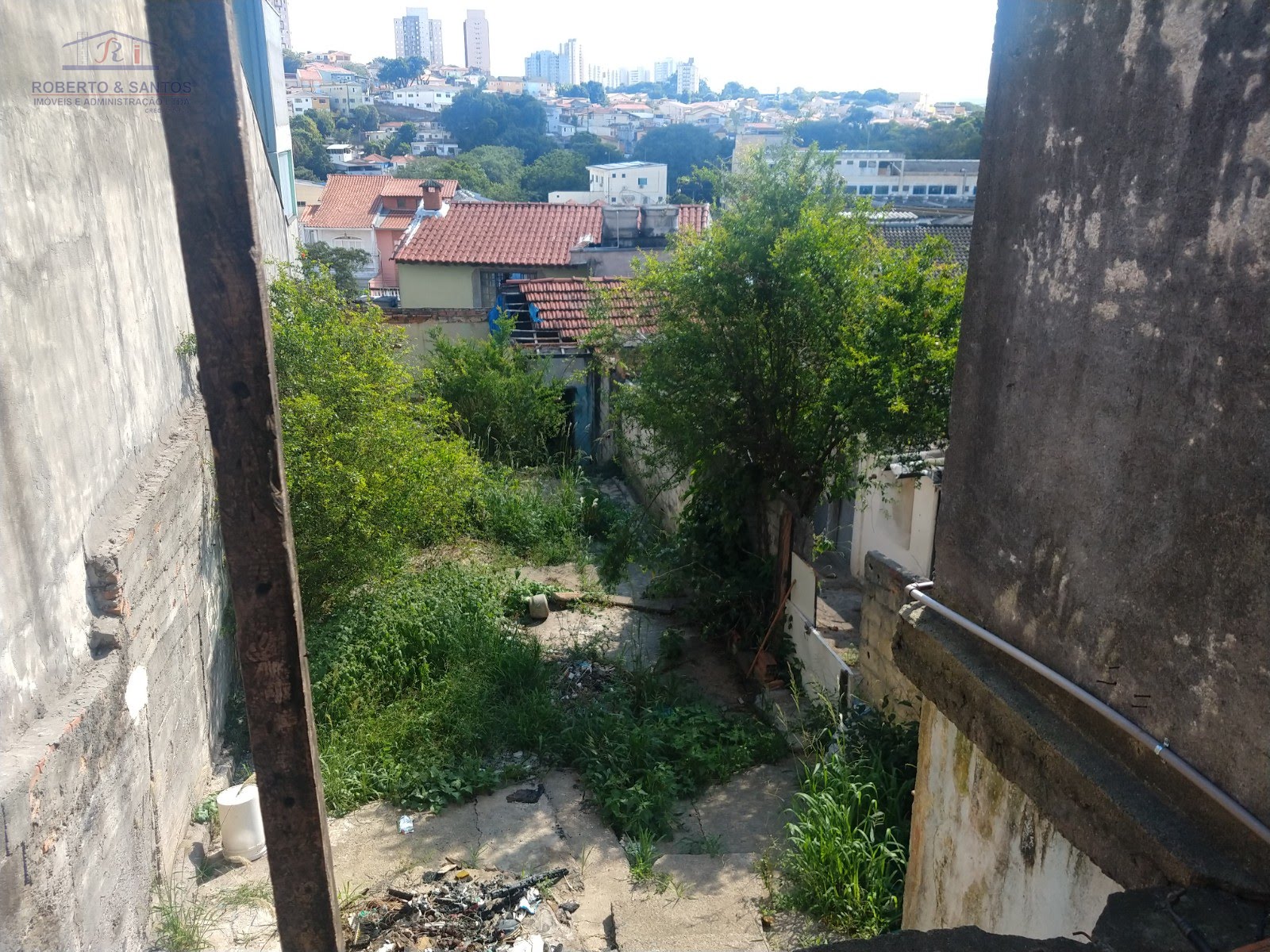 Terreno com declive