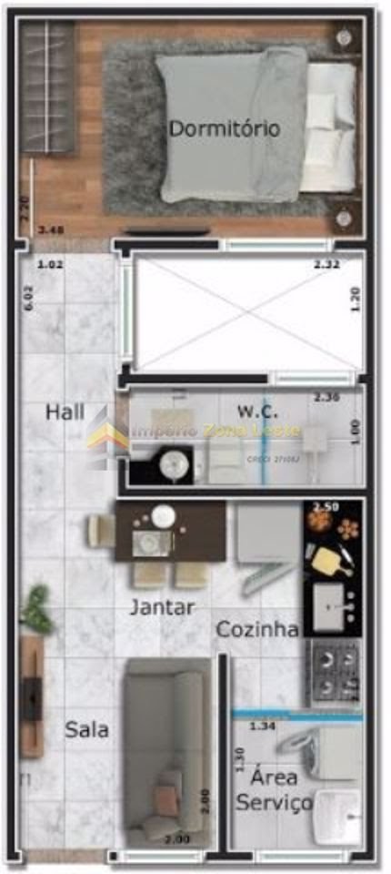 Prédio Inteiro, 33 m² - Foto 8