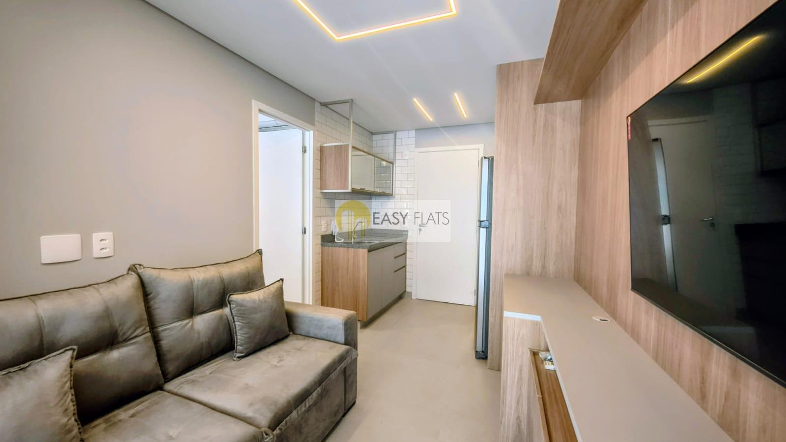 Apartamento para alugar com 1 quarto, 1 banheiro, 1 vaga e 36m² no Brooklin, São Paulo (SP) — foto 3 de 24