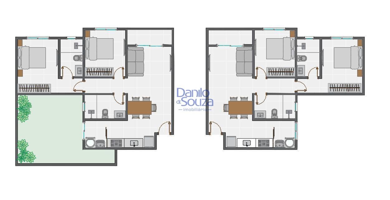 Apartamento à venda com 2 quartos, 1 suíte, 1 vaga e 68m² no Morada do Sol, Araxá (MG) — foto 2 de 9