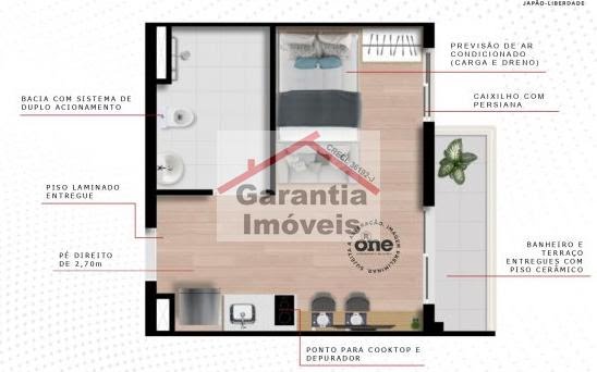 Apartamento à venda com 1 quarto, 1 banheiro, 1 vaga e 27m² no Liberdade, São Paulo (SP) — foto 2 de 18