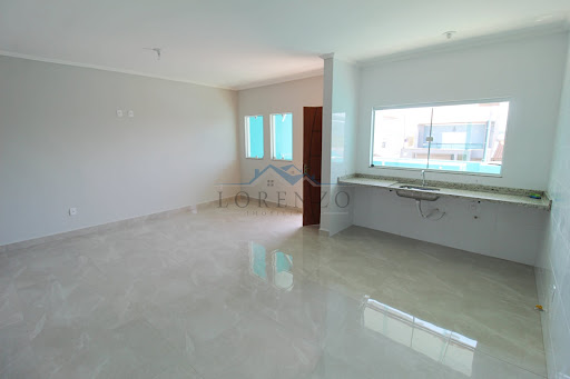 Sala de estar e cozinha
