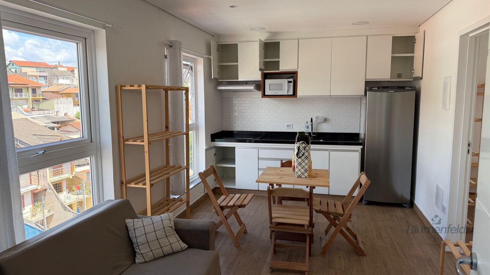 Apartamento para alugar com 1 quarto, 2 banheiros, 1 vaga e 35m² no Jardim Angelo, Arujá (SP) — foto 2 de 6