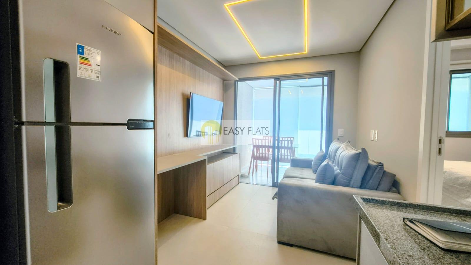 Apartamento para alugar com 1 quarto, 1 banheiro, 1 vaga e 36m² no Brooklin, São Paulo — foto principal