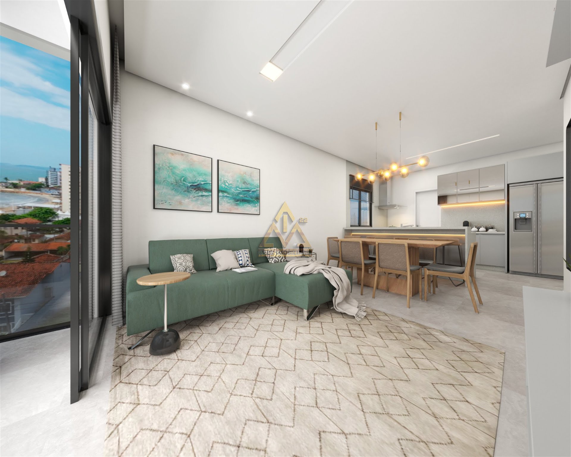 Apartamento à venda com 3 quartos, 1 suíte, 2 vagas e 84m² no Centro, Barra Velha (SC) — foto 8 de 9