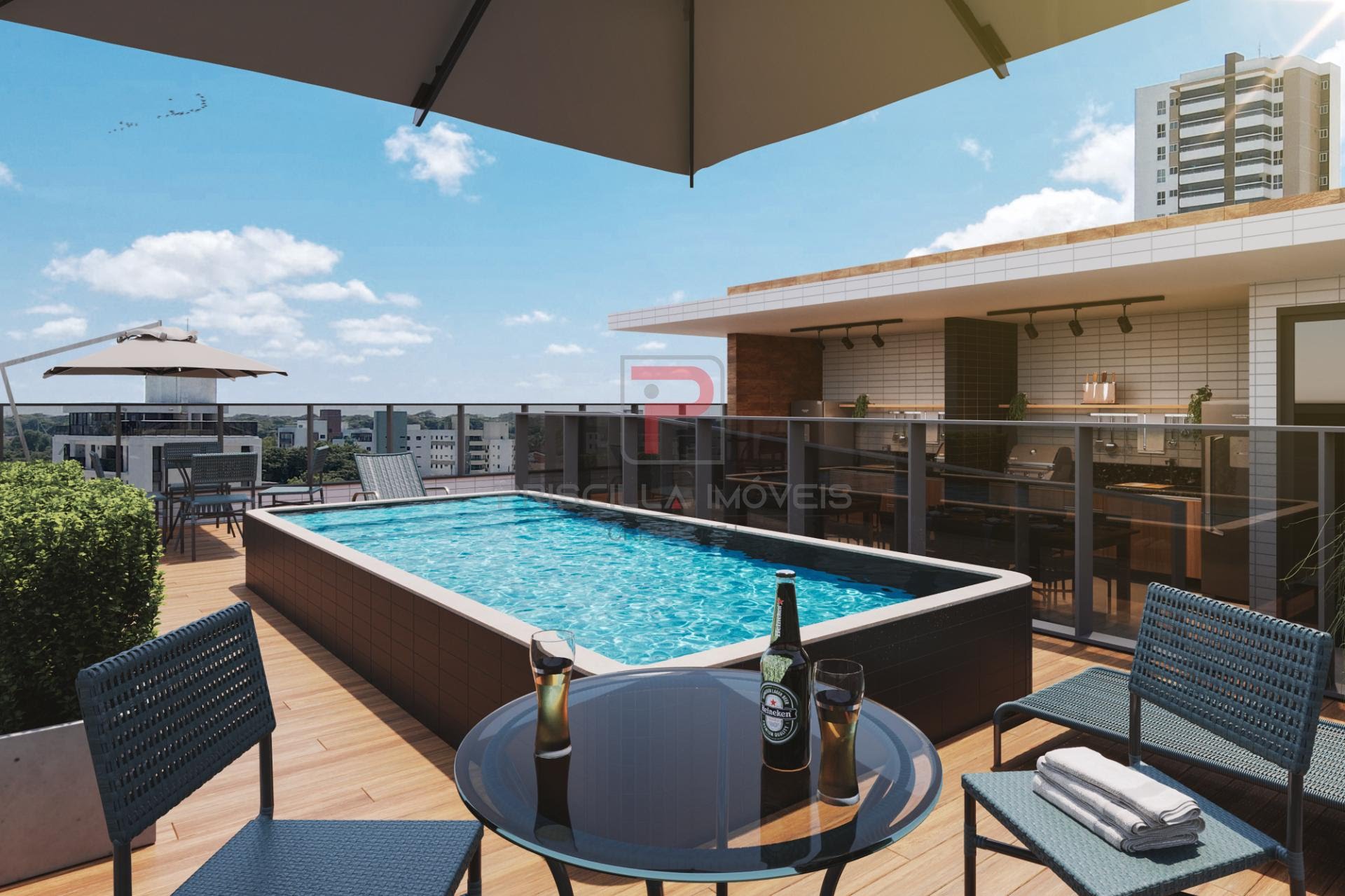 Apartamento à venda com 3 quartos, 1 suíte e 1 vaga no Intermares, Cabedelo (PB) — foto 9 de 12