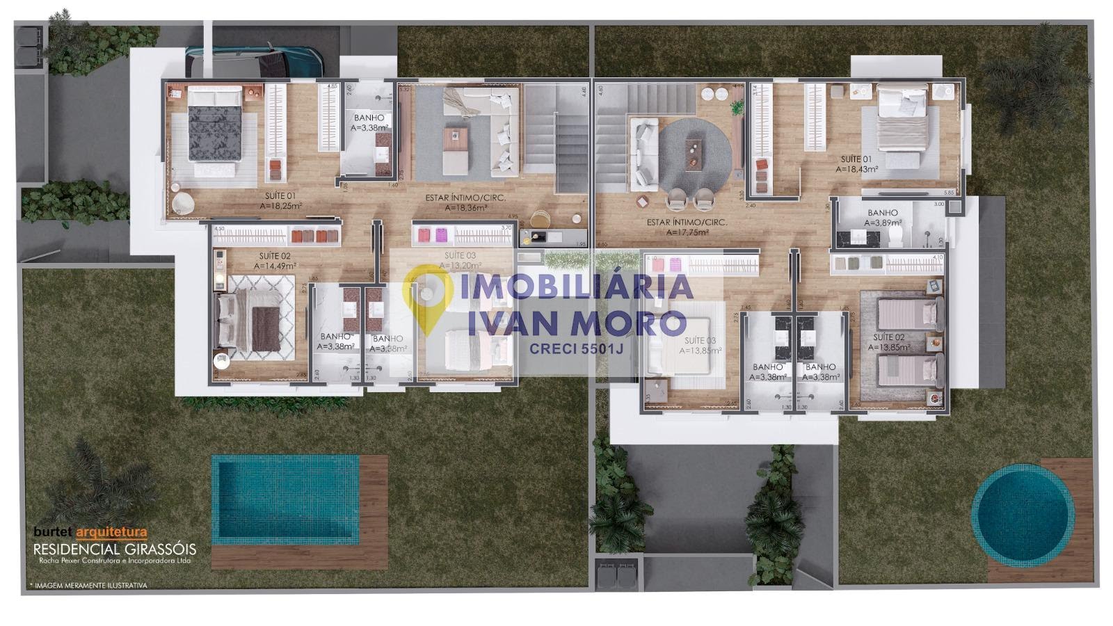 Casa à venda com 3 quartos, 3 suítes, 2 vagas e 199m² no Daniela, Florianópolis (SC) — foto 14 de 16