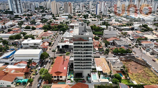 Vista aérea do prédio 