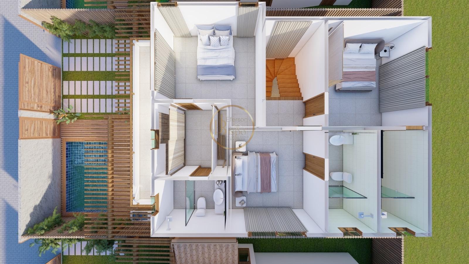 Casa à venda com 4 quartos, 4 suítes, 2 vagas e 130m² no Lot. Parracho, Porto Seguro (BA) — foto 4 de 5
