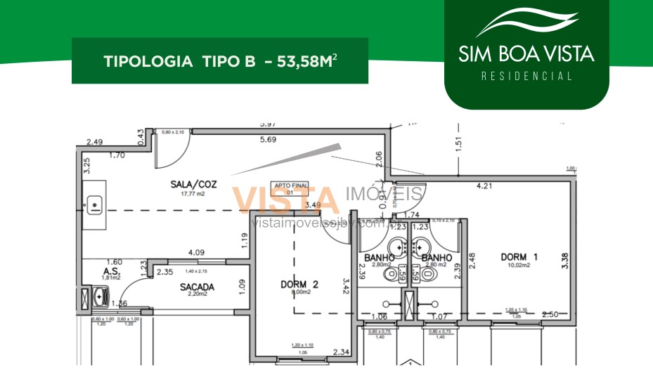 Apartamento à venda com 2 quartos, 1 suíte, 1 vaga e 53m² no Jardim Magalhaes, São João da Boa Vista (SP) — foto 30 de 30