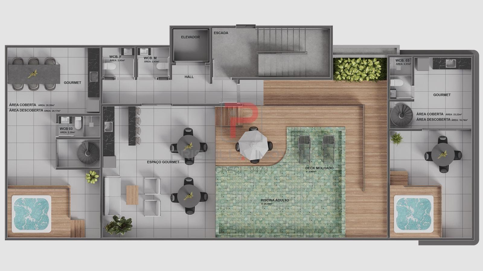 Apartamento à venda com 1 quarto, 1 banheiro, 1 vaga e 36m² no Loteamento Bela Vista, Cabedelo (PB) — foto 11 de 13