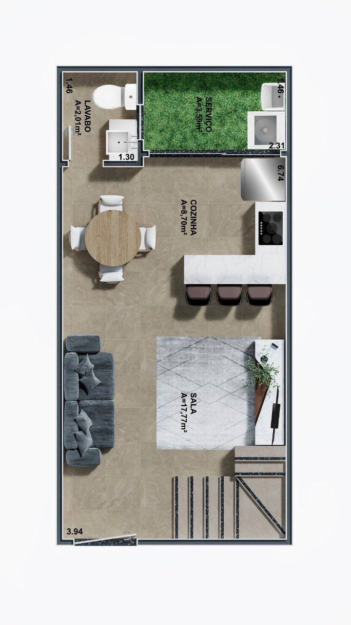 Apartamento à venda com 2 quartos, 2 suítes e 1 vaga no Taperapuan, Porto Seguro (BA) — foto 6 de 15