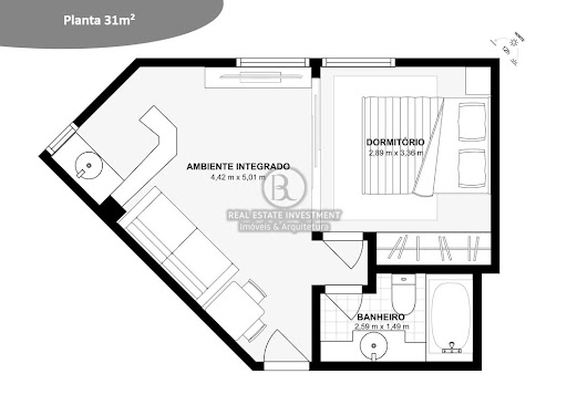 Planta 31m²