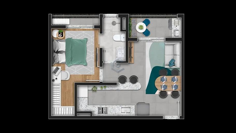 40m²