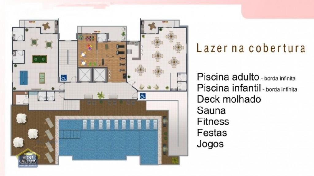 Apartamento à venda com 2 quartos, 1 suíte, 2 vagas e 91m² no Ocian, Praia Grande (SP) — foto 12 de 14