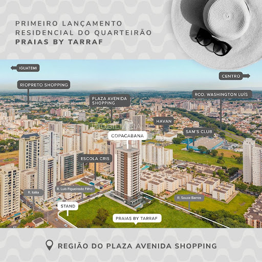 Região do Plaza Shopping