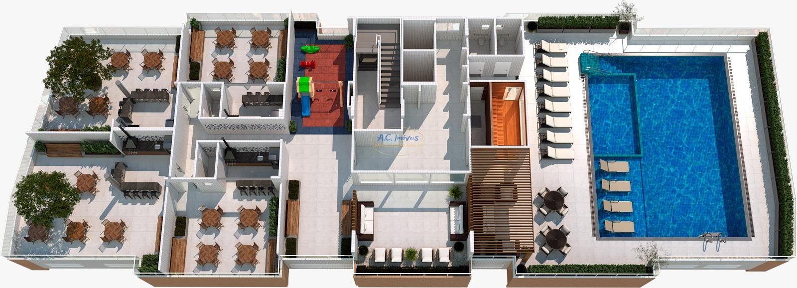 Apartamento à venda com 2 quartos, 1 suíte, 1 vaga e 63m² no Aviação, Praia Grande (SP) — foto 3 de 23