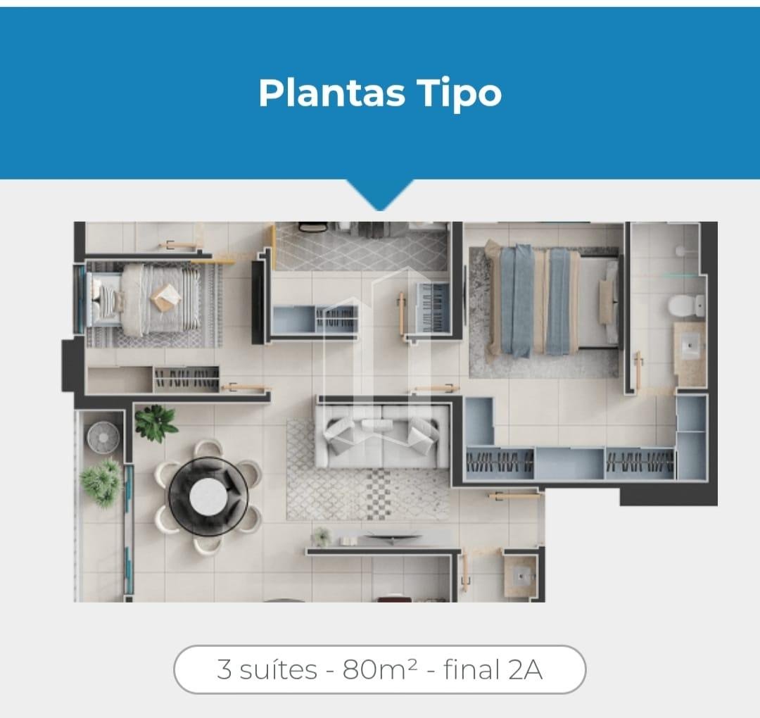 Apartamento à venda com 3 quartos, 3 suítes e 80m² no Jardim América, Goiânia (GO) — foto 2 de 4