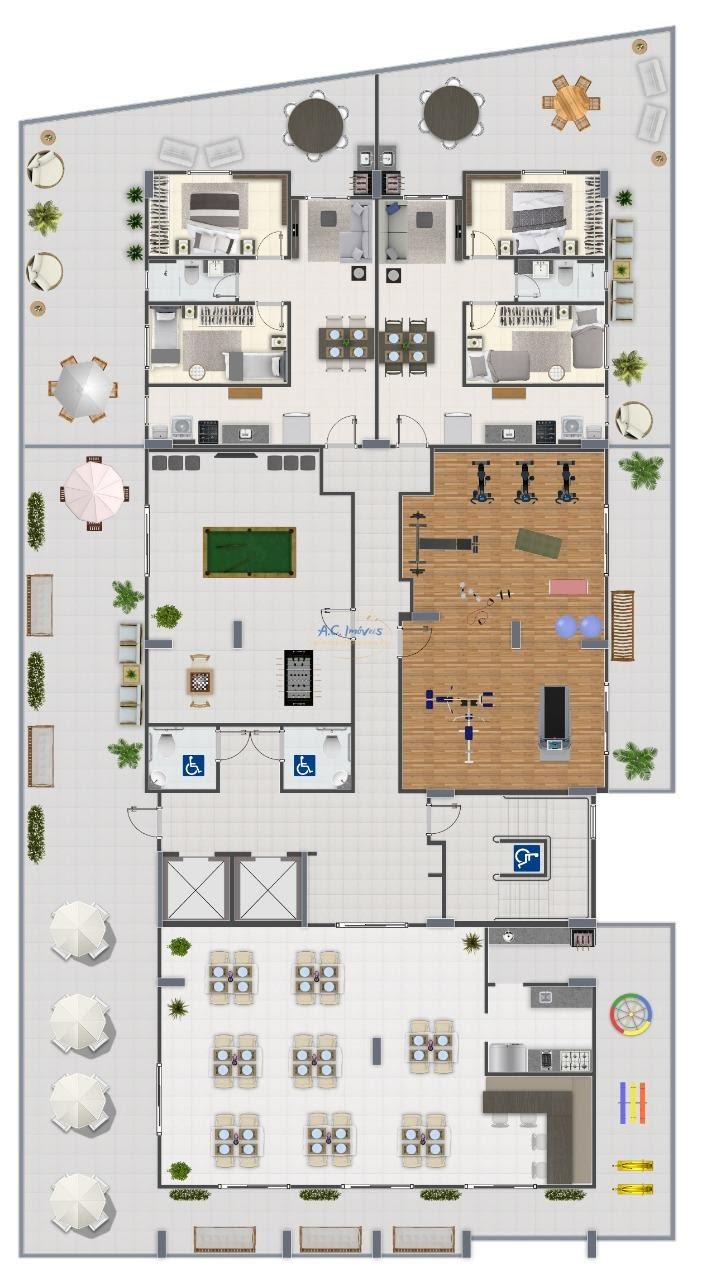 Apartamento à venda com 2 quartos, 1 suíte, 1 vaga e 57m² no Aviação, Praia Grande (SP) — foto 21 de 22