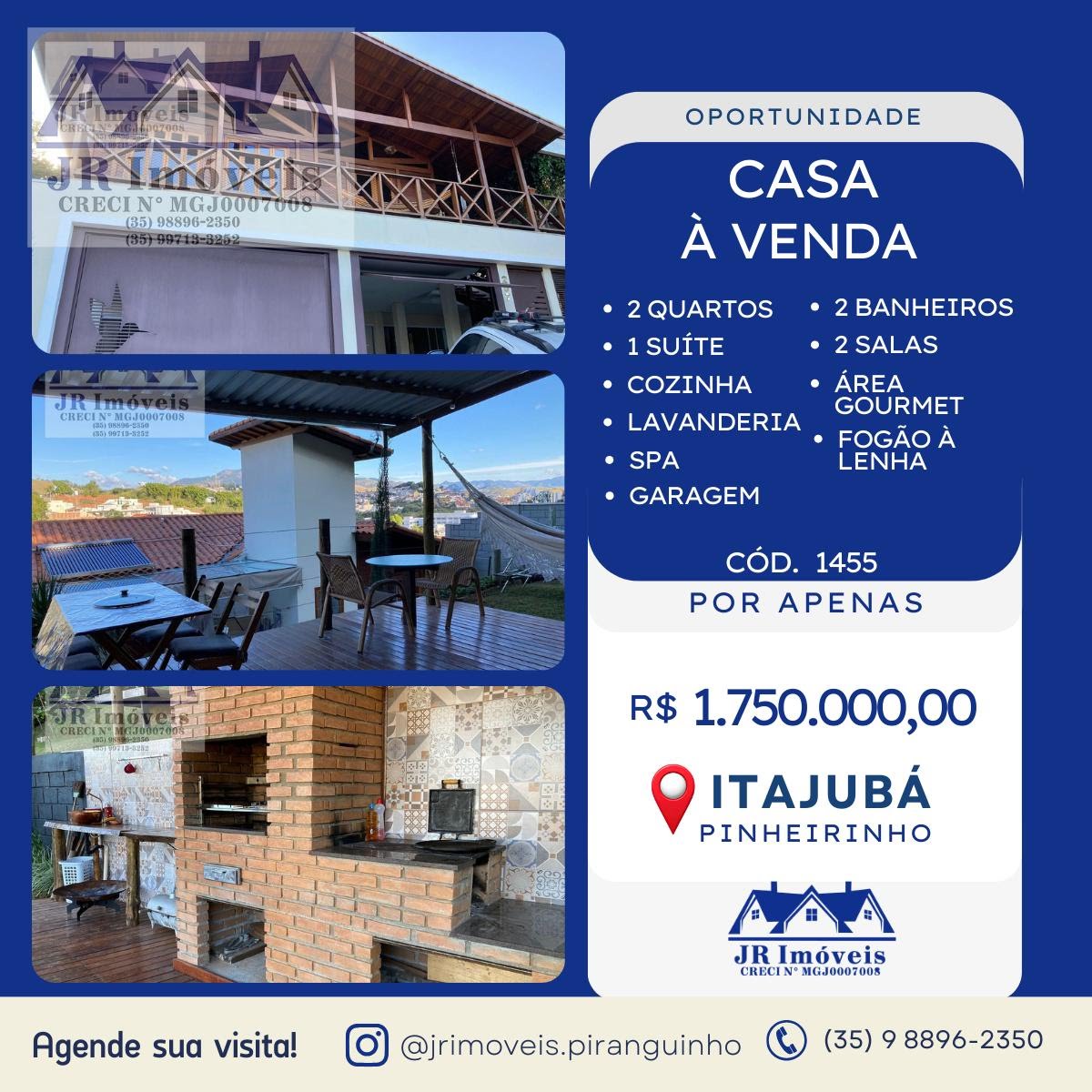 Casa à venda com 3 quartos, 4 banheiros, 3 vagas e 310m² no Pinheirinho, Itajubá — foto principal