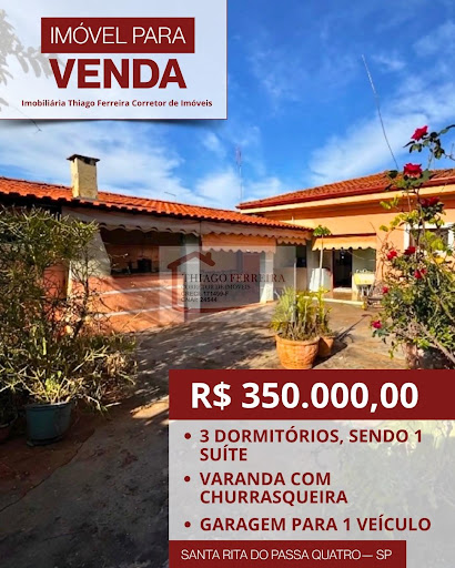 Casa em Jardim do Lago  -  Santa Rita do Passa Quatro