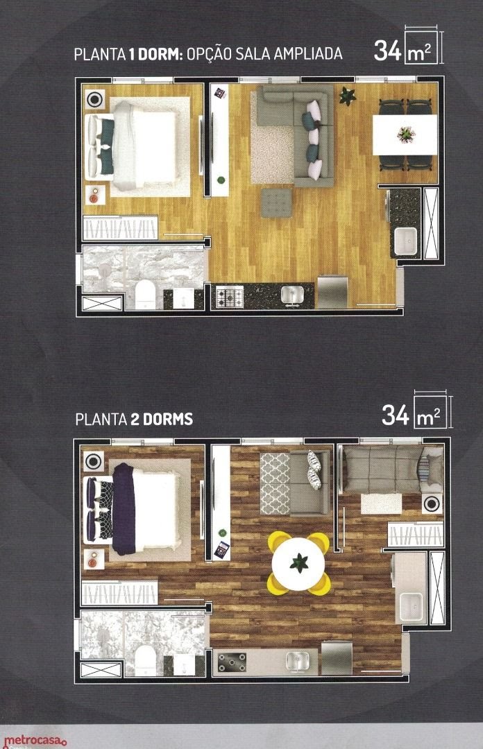 Apartamento, 2 quartos, 34 m² - Foto 6
