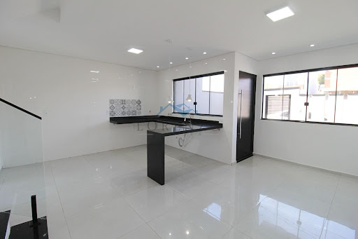 Sala de estar e cozinha