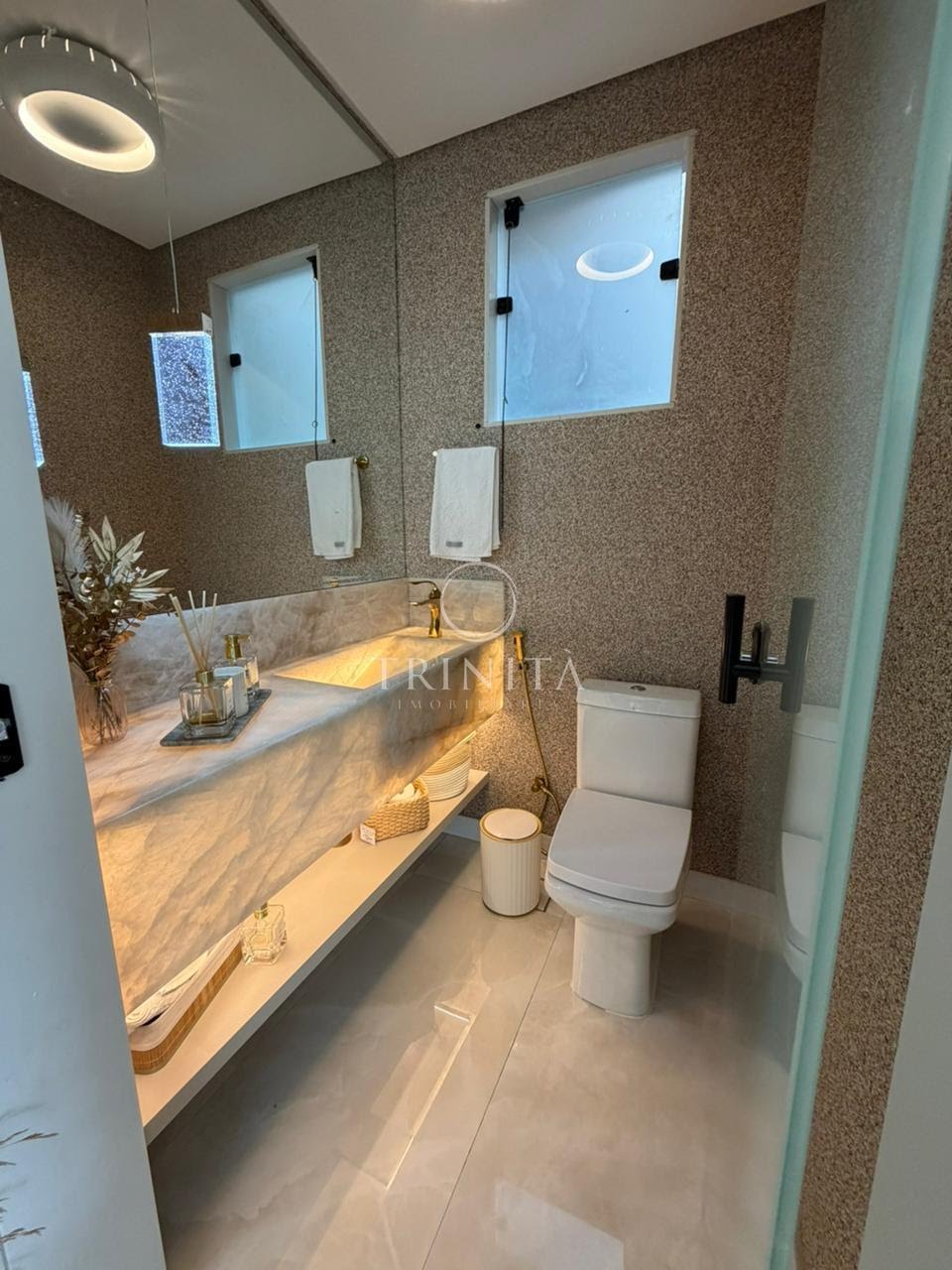 lavabo-com-pedra-onix-casa-240m²-dream-garden-vargem-pequena