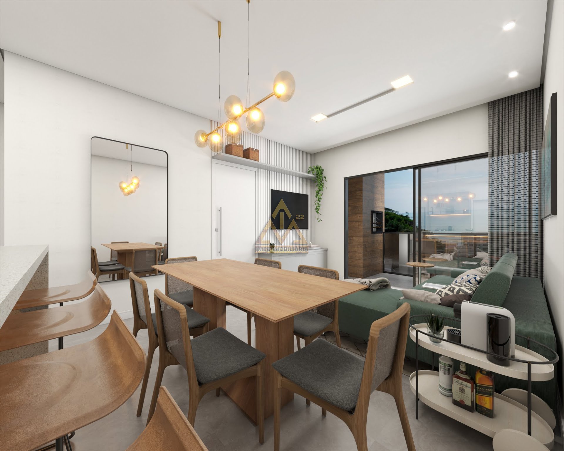 Apartamento à venda com 3 quartos, 1 suíte, 2 vagas e 84m² no Centro, Barra Velha (SC) — foto 5 de 9