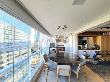 Apartamento 134m alto padrão em Brooklin  -  São Paulo