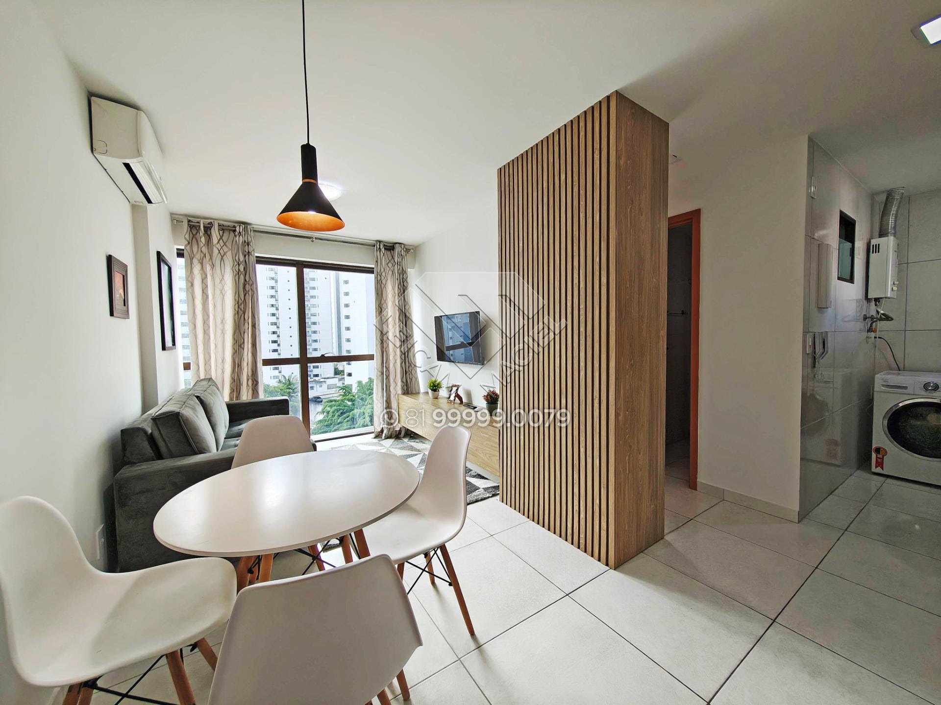 Compre Apartamento flat a venda mobiliado no Rosarinho com 1 quarto, 33m², porcelanato, vaga coberta e lazer completo. Agende com Leicam Maciel!