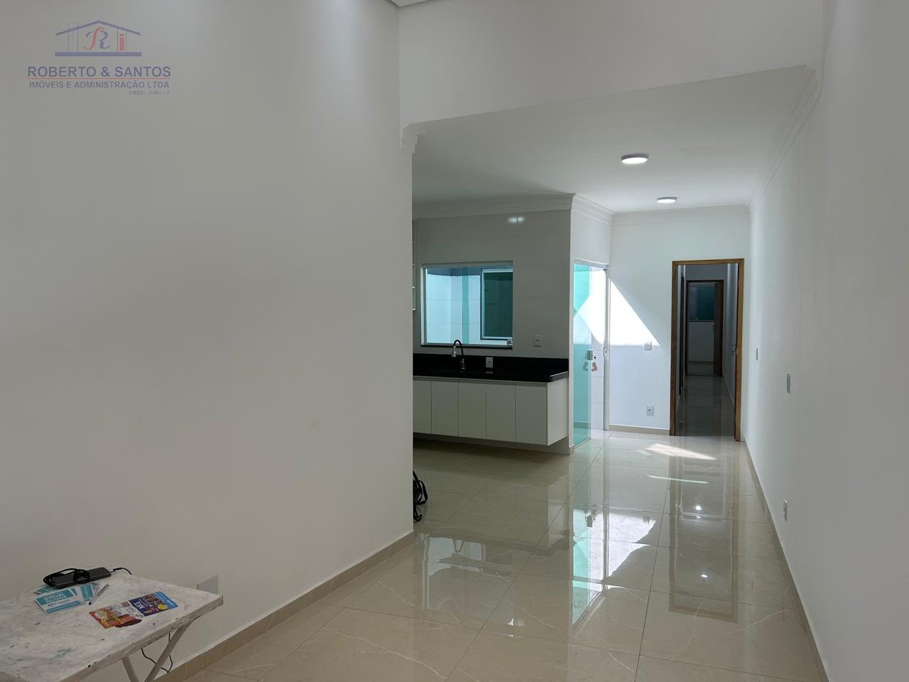 Sala e cozinha, conceito aberto