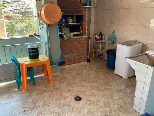 Churrasqueira na área externa