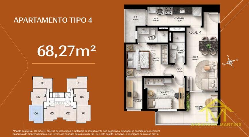 Apartamento à venda com 2 quartos, 2 banheiros, 1 vaga e 62m² no Jockey de Itaparica, Vila Velha (ES) — foto 11 de 20