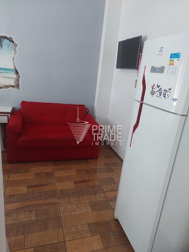 Kitnet "pé na areia" na Boa Vista  em  São Vicente/SP.
