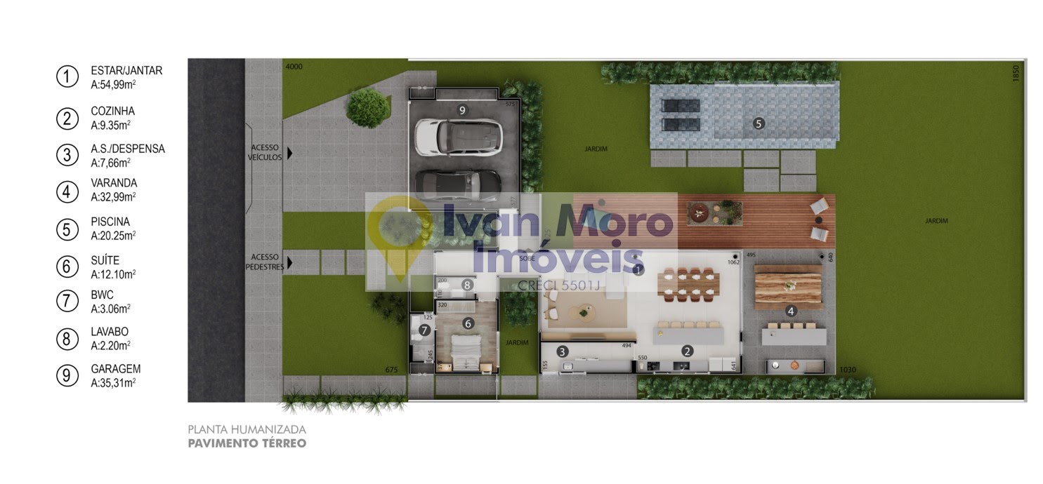 Casa à venda com 4 quartos, 4 suítes, 2 vagas e 314m² no Cachoeira do Bom Jesus, Florianópolis (SC) — foto 9 de 10