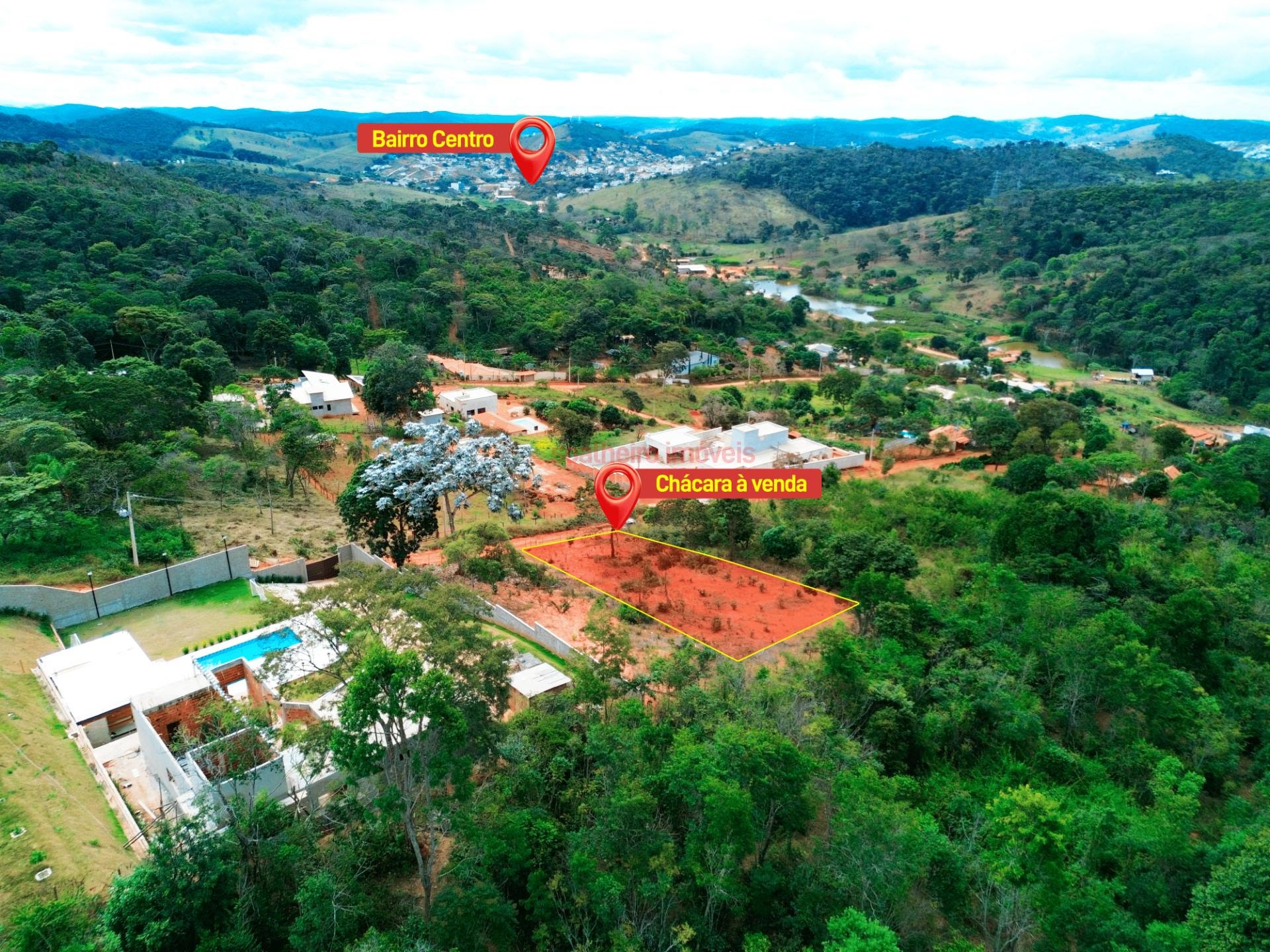 Localização da chácara