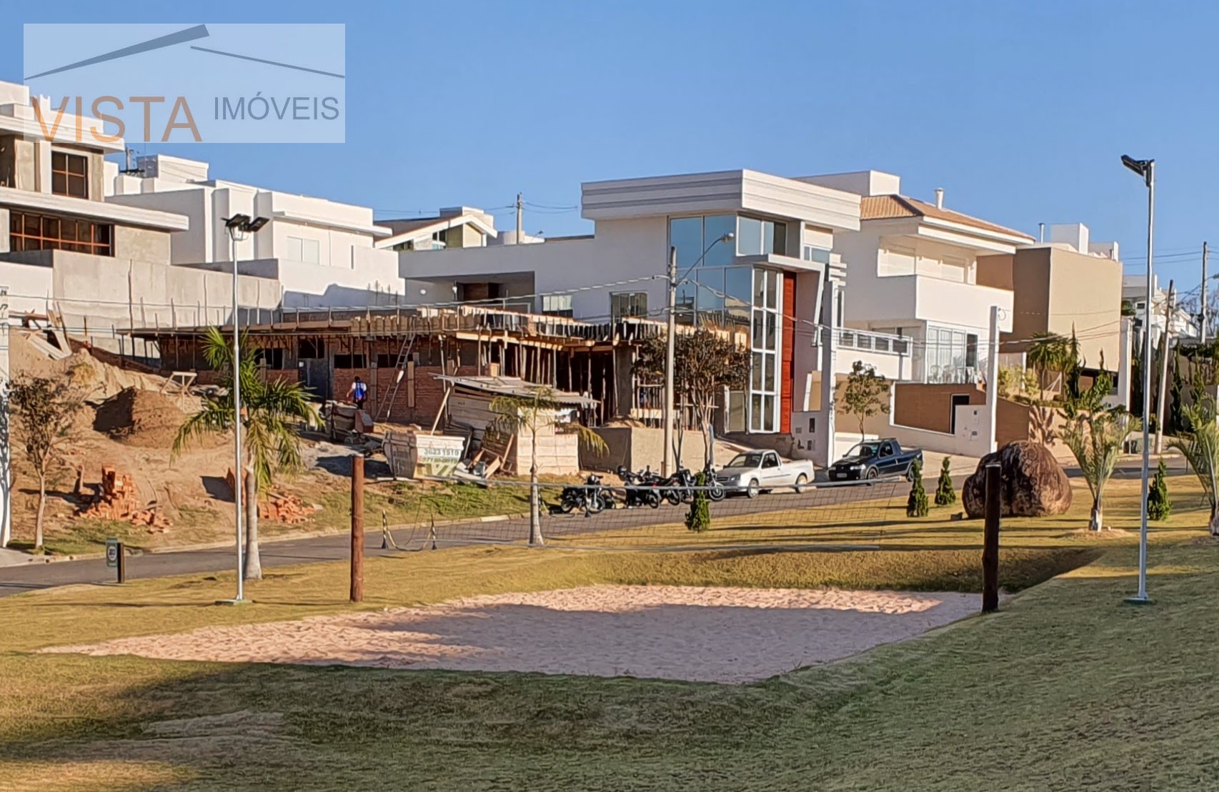 Quadra de volei de areia