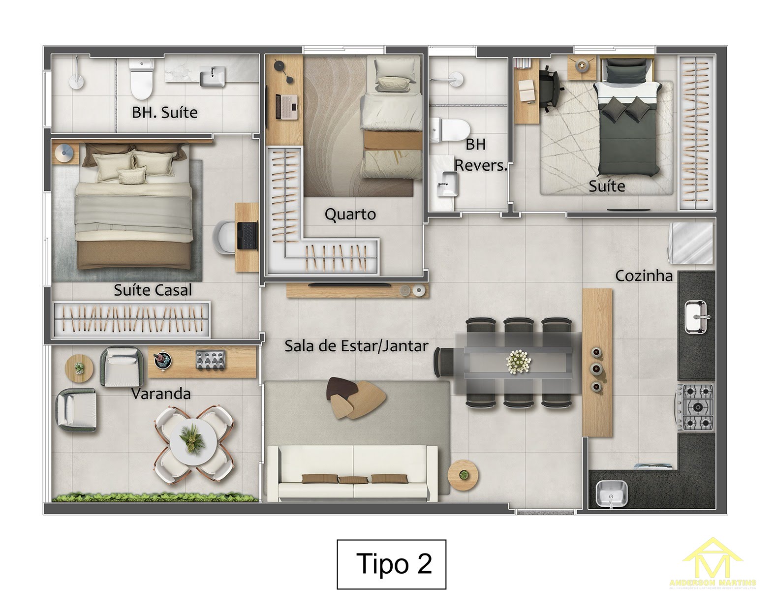 Apartamento à venda com 2 quartos, 1 banheiro, 2 vagas e 95m² no Praia da Costa, Vila Velha (ES) — foto 15 de 20