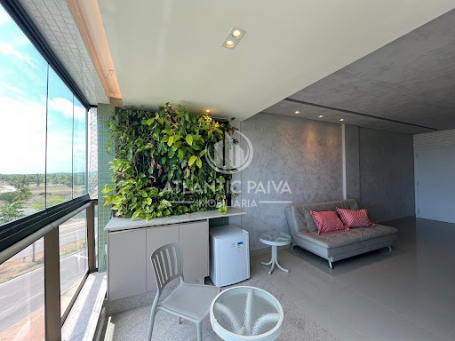 Varanda integrada com sala Terraço Laguna - Reserva do Paiva 