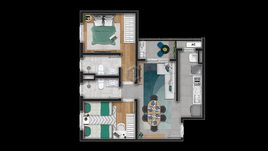 53m² 