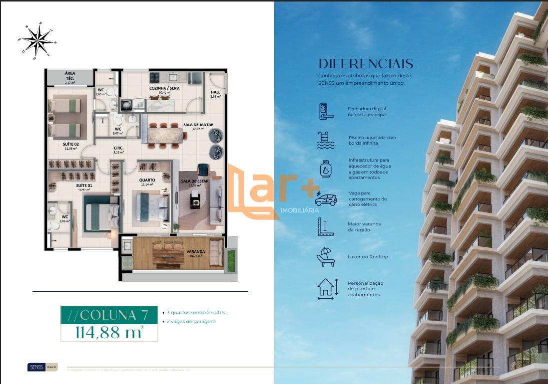 Apartamento à venda com 3 quartos, 2 suítes e 144m² no Aruana, Aracaju (SE) — foto 16 de 16