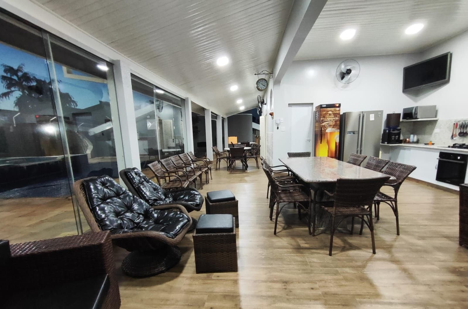 vista da area gourmet master