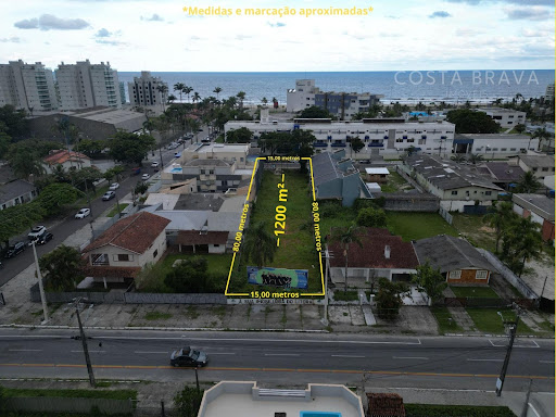 Terreno 1.200m² Caiobá, 2 quadras do mar, região central